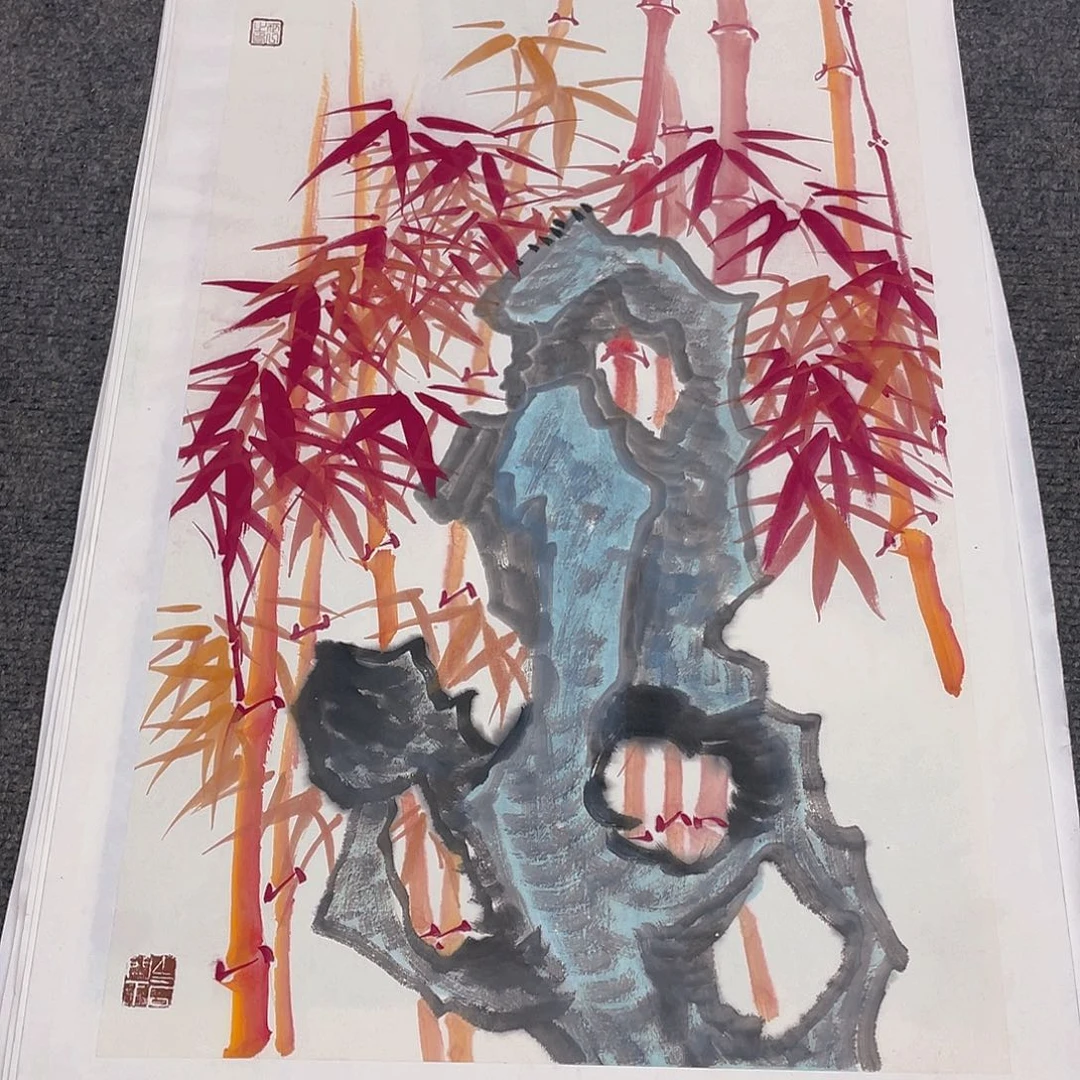 国画2平尺纯手绘国画作品