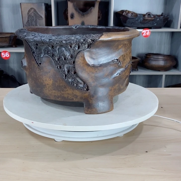 红陶香**人杨冬益紫砂花盆