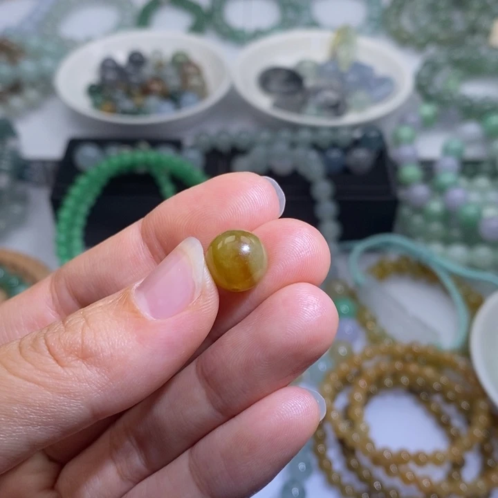 翡翠散珠天然翡翠a货