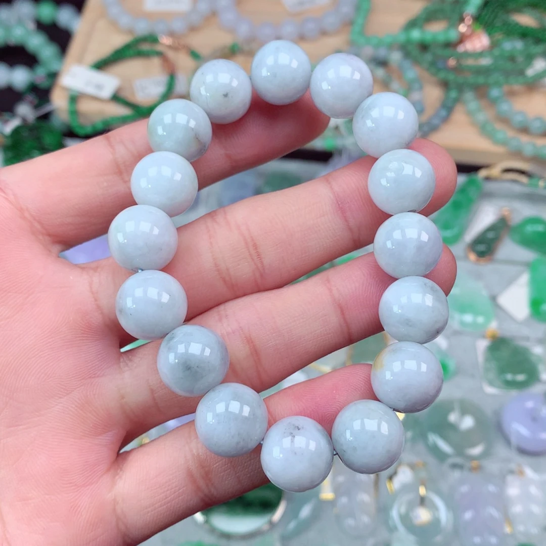 翡翠手链未镶嵌翡翠手串