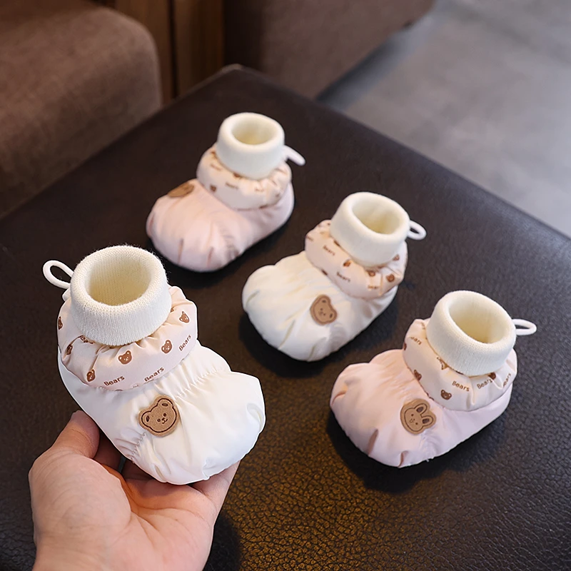 婴儿鞋冬季加绒加厚0-1岁新生儿男女宝宝小月龄保暖不掉学步前鞋8