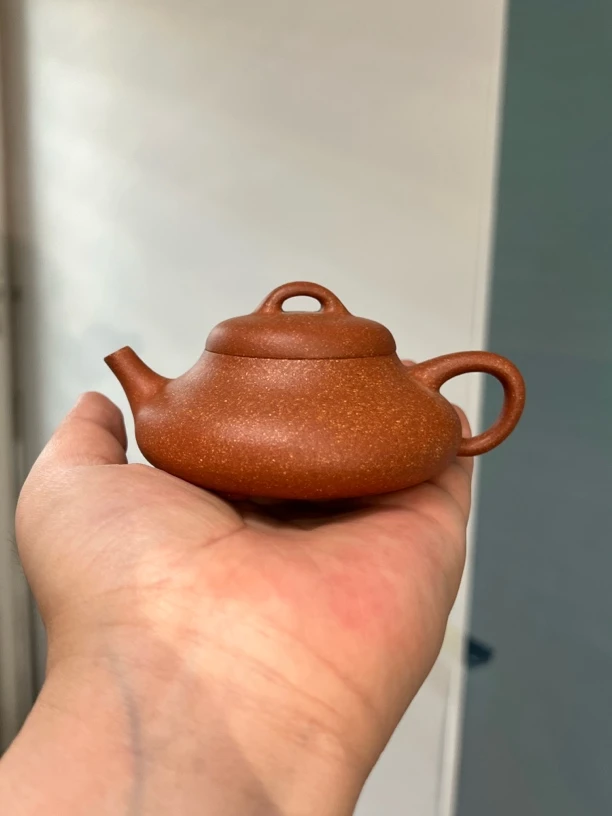 宜兴紫砂壶黄降坡全手三足剑瓢