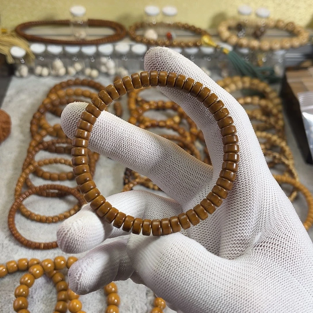 紫金鼠手串黄金甲鼠片