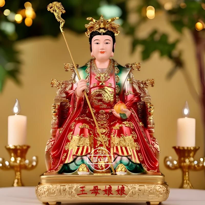 玉帝王母神像玉皇大帝王母娘娘像体关公佛像家用工艺品居树脂摆件
