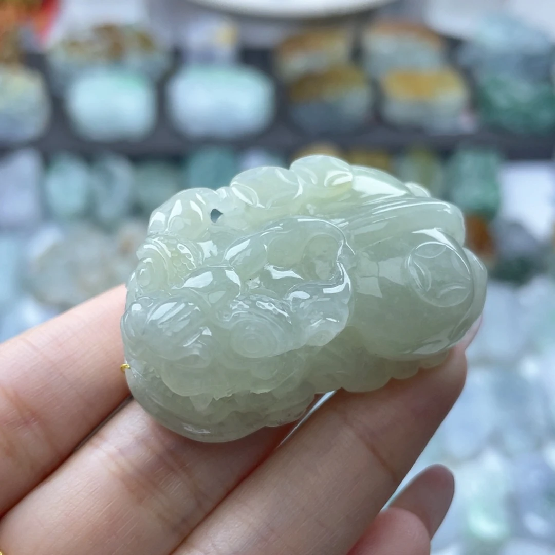 颈饰未镶嵌翡翠貔貅20