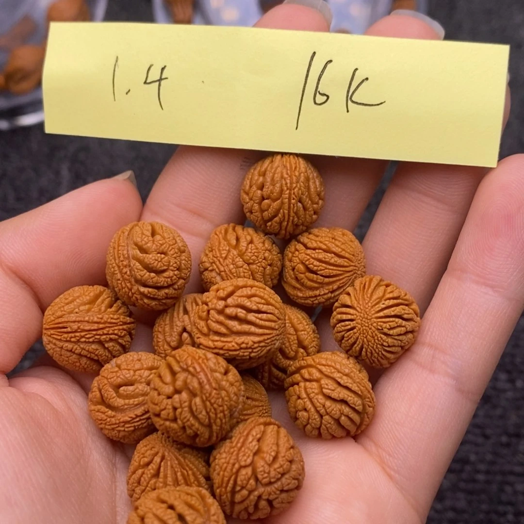 秦岭山脉龙纹桃核单圈