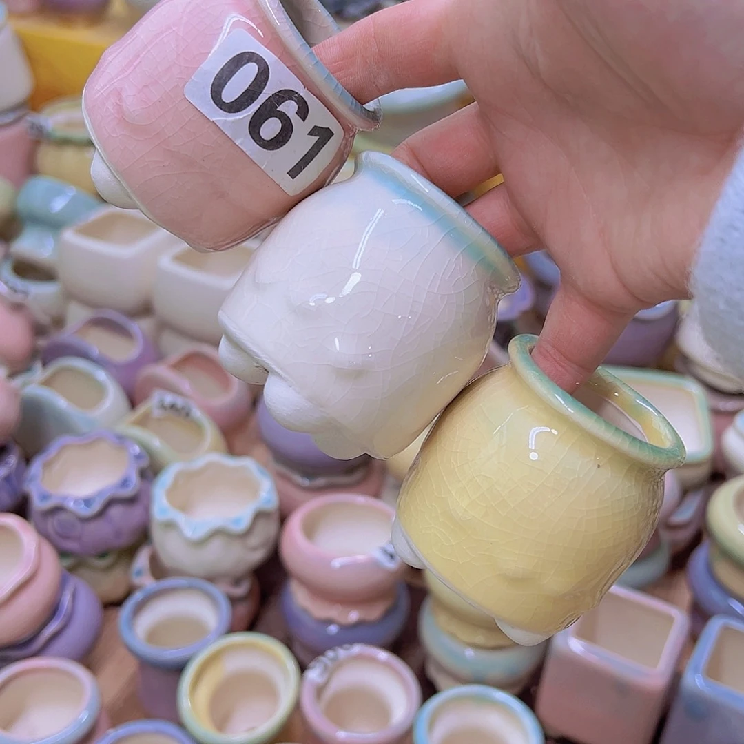 红陶陶瓷花盆当场满12包邮