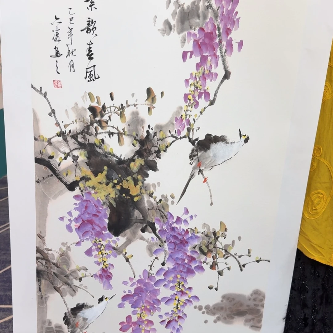 国画国画作品山水花鸟