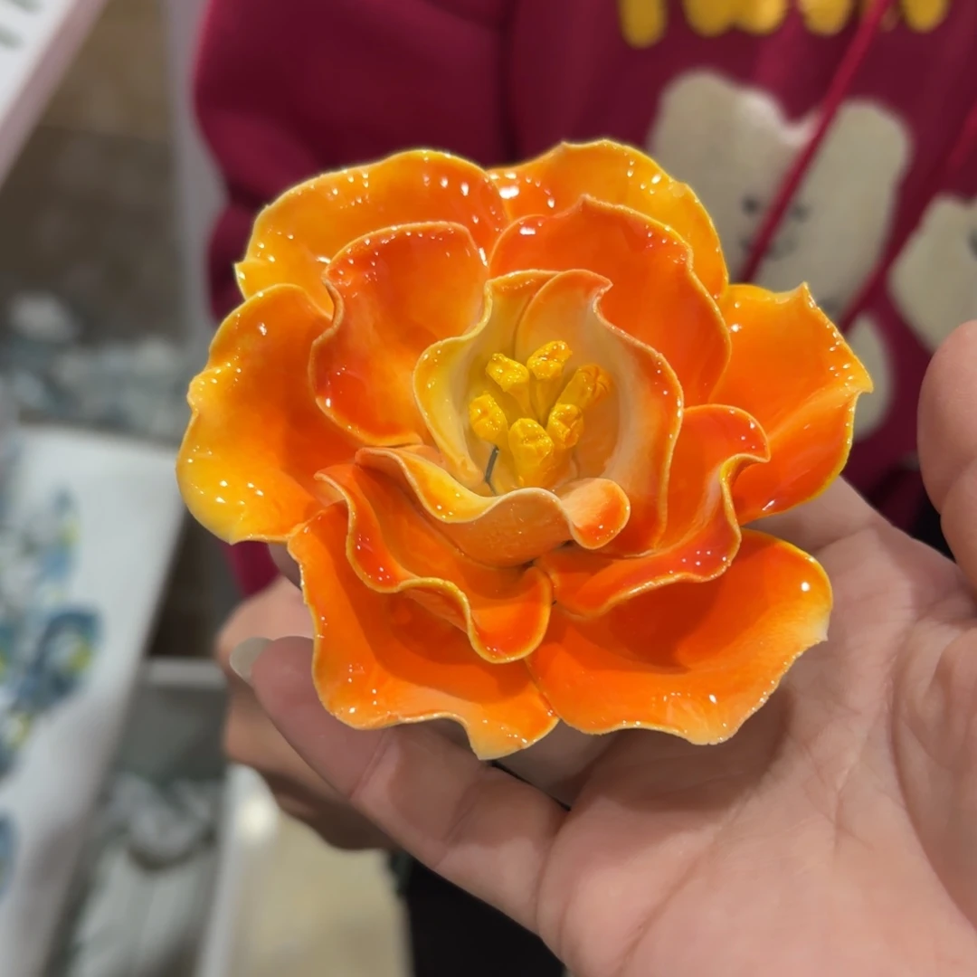 陶瓷花拍满20元发货，随意退款的拉黑