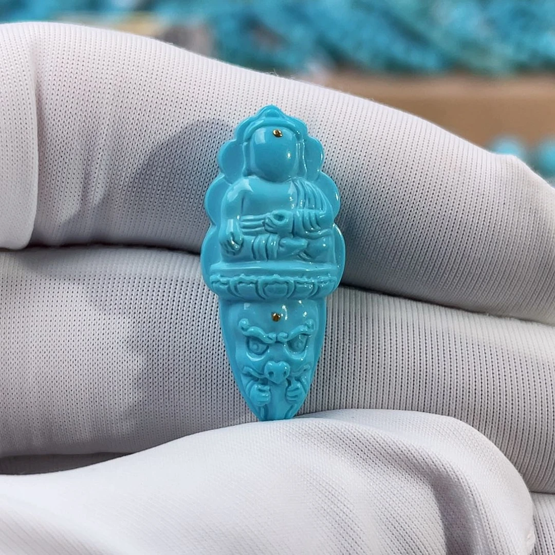 绿松石珠宝奇石未镶嵌