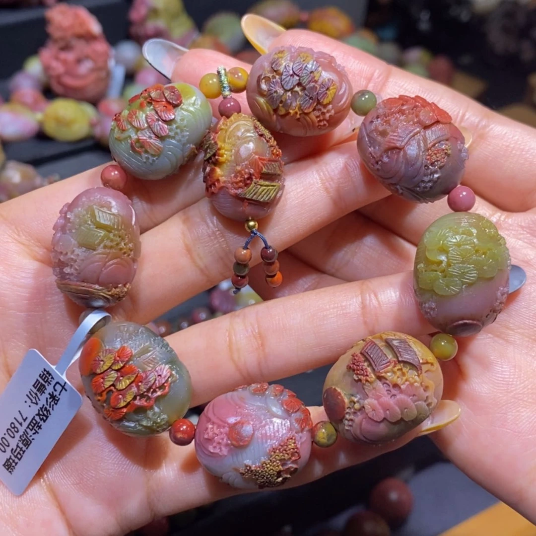 【闪购商品】玛瑙/玉髓手串未镶嵌盐源玛瑙