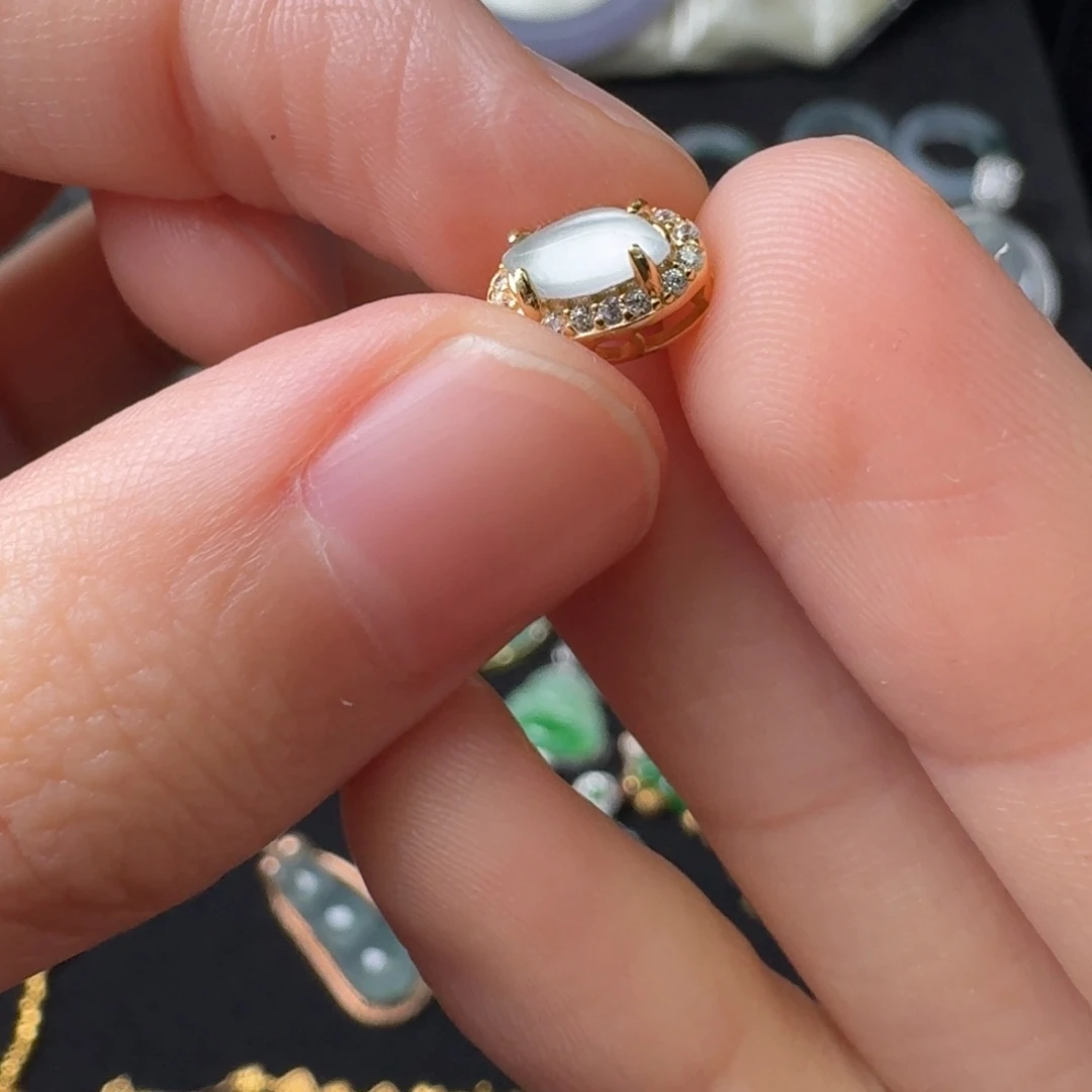 翡翠银S925镶嵌手链