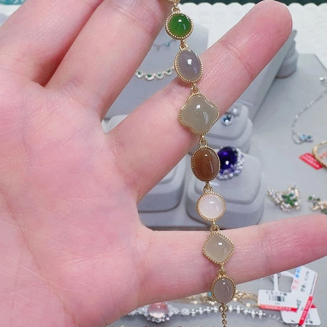 925银合成立方氧化锆手链