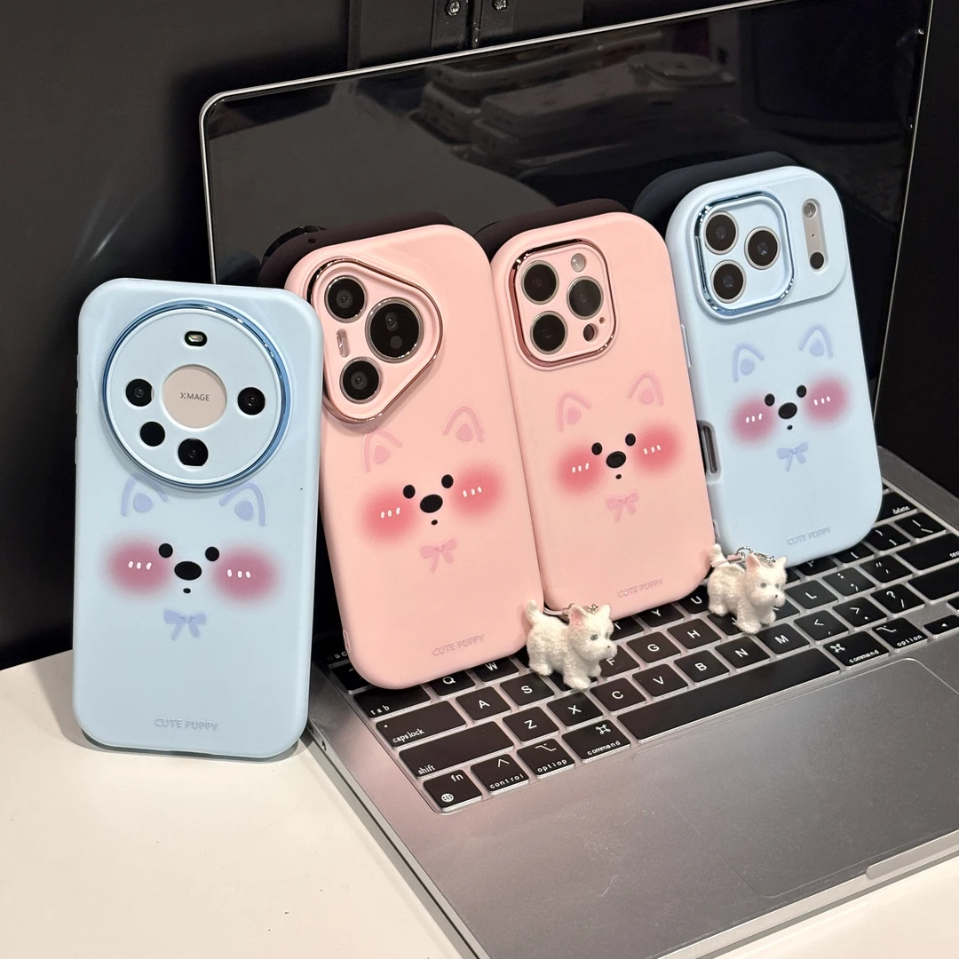 西高地适用苹果17pro手机壳16pm小胖妹华为p80小众oppo荣耀小米15