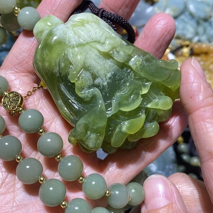 岫玉岫玉吊坠未镶嵌
