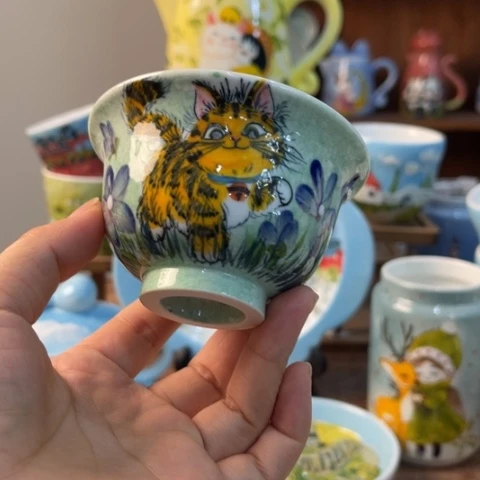 炉景德镇釉下手绘陶瓷
