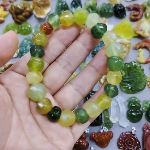 蛇纹石玉未镶嵌手串