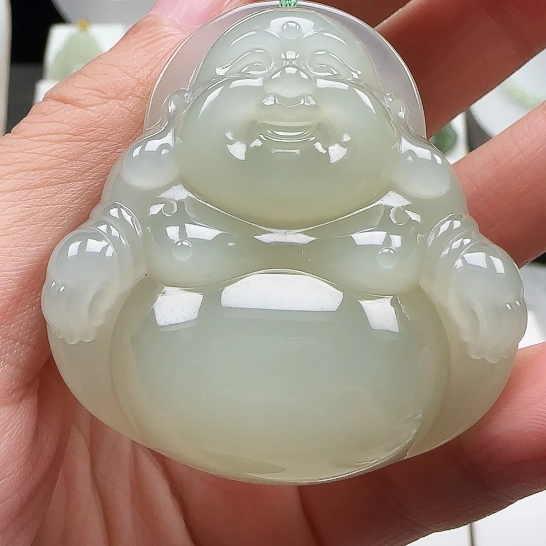 思***远和田玉足金镶嵌颈饰