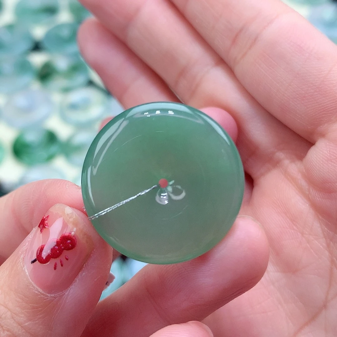 翡翠颈饰未镶嵌36尺寸24.9/4.8