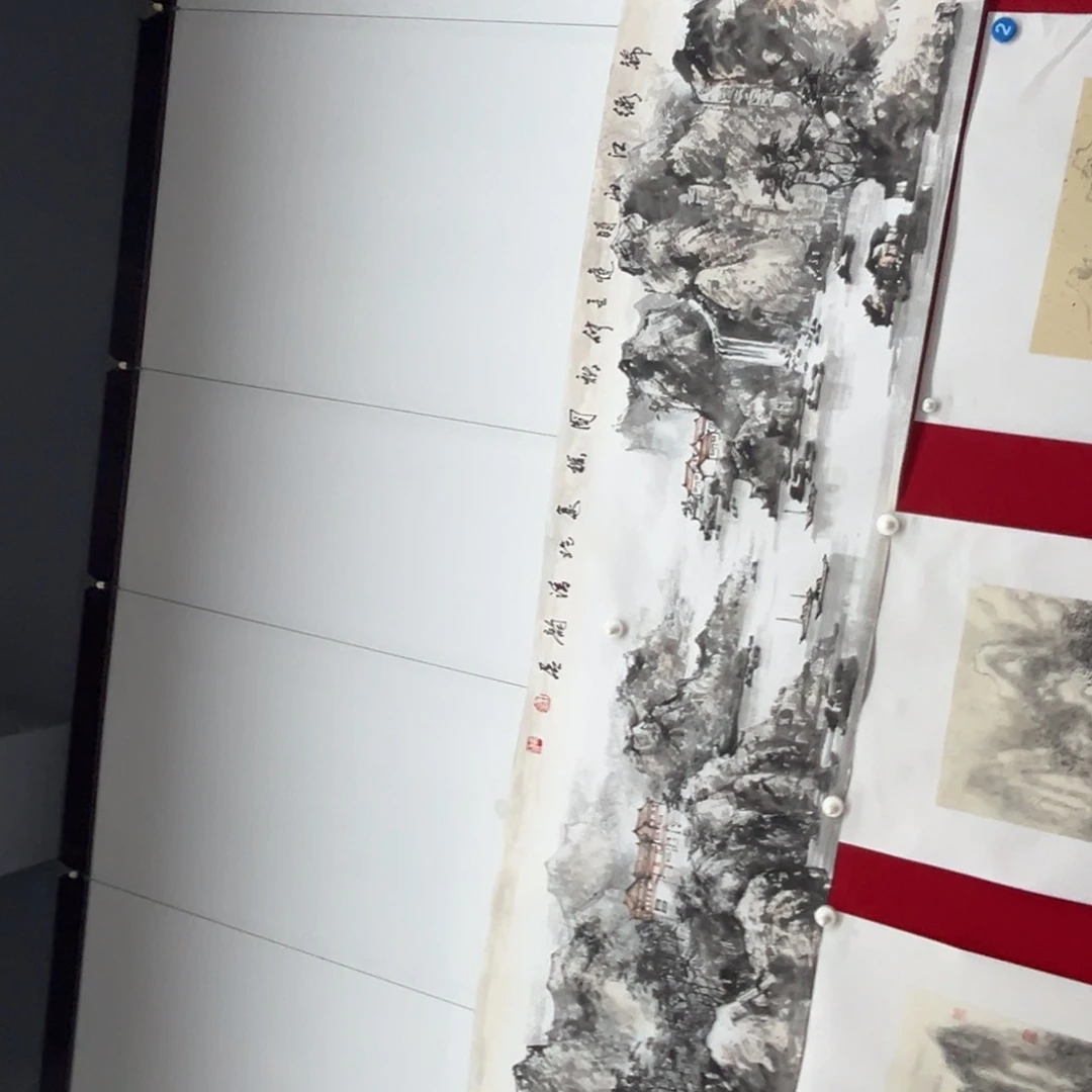 时***镜国画绘画作品多次参加全国