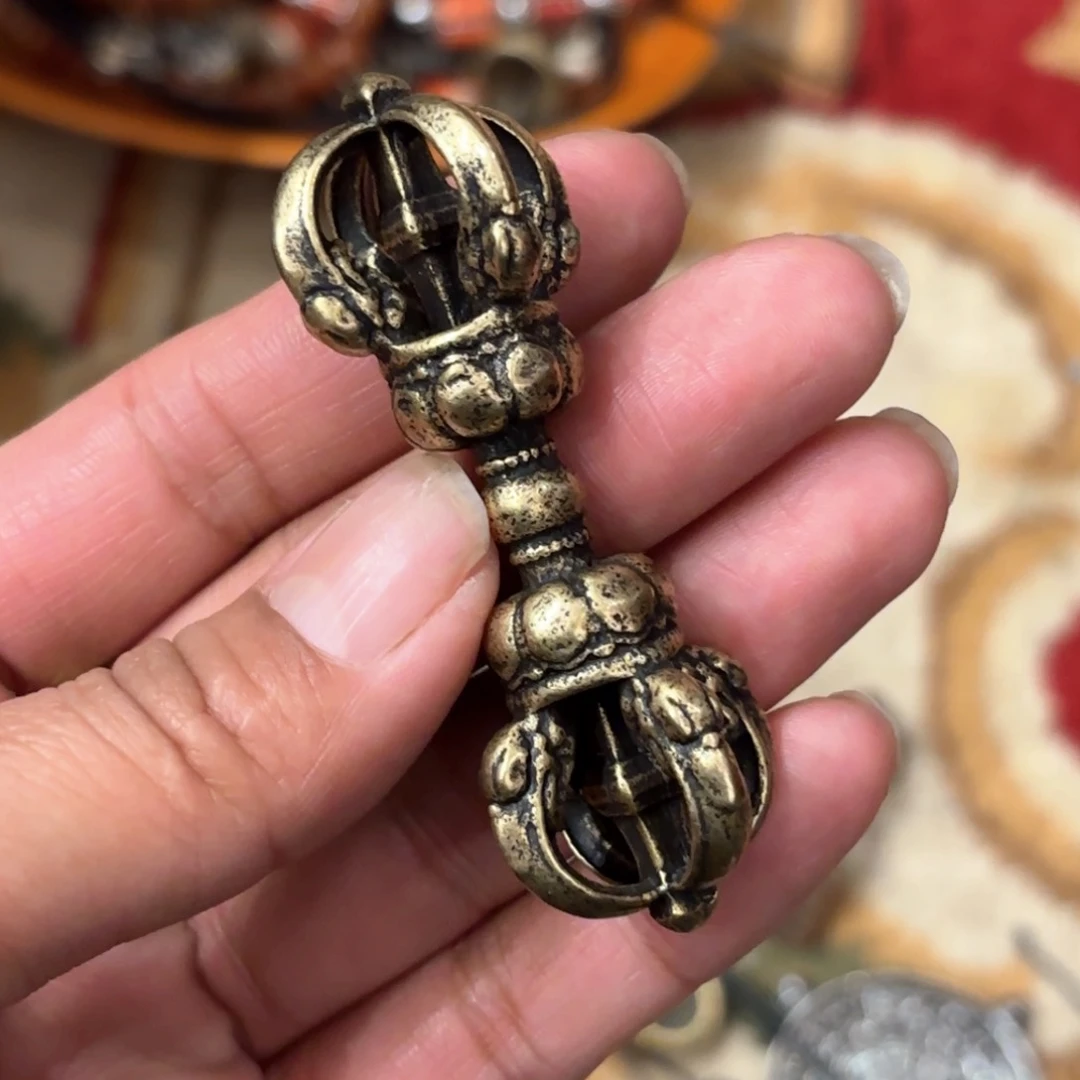 铜星月菩提吊坠项链