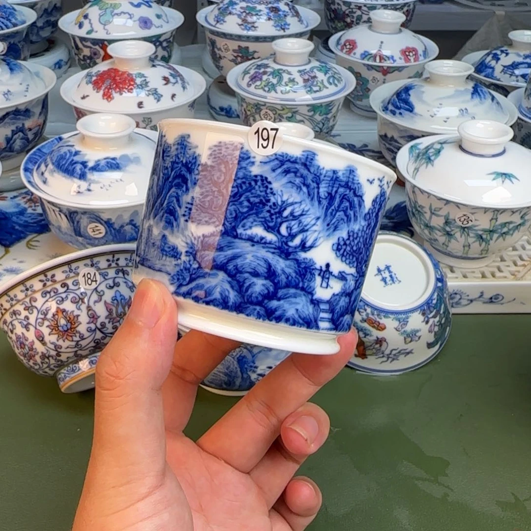 彦祖纯手工手绘茶具197