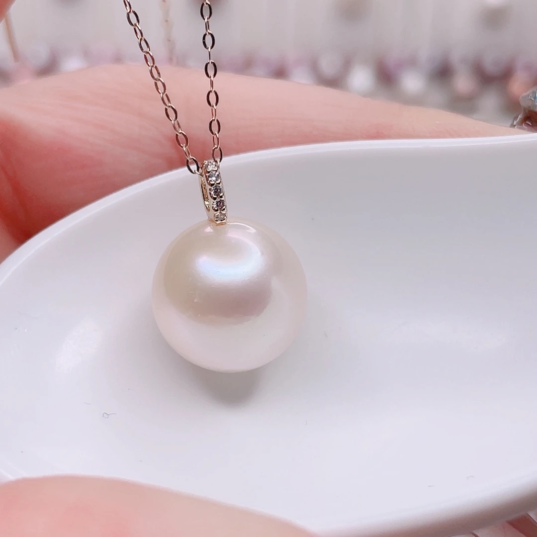 淡水珍珠吊坠(赠链)合金