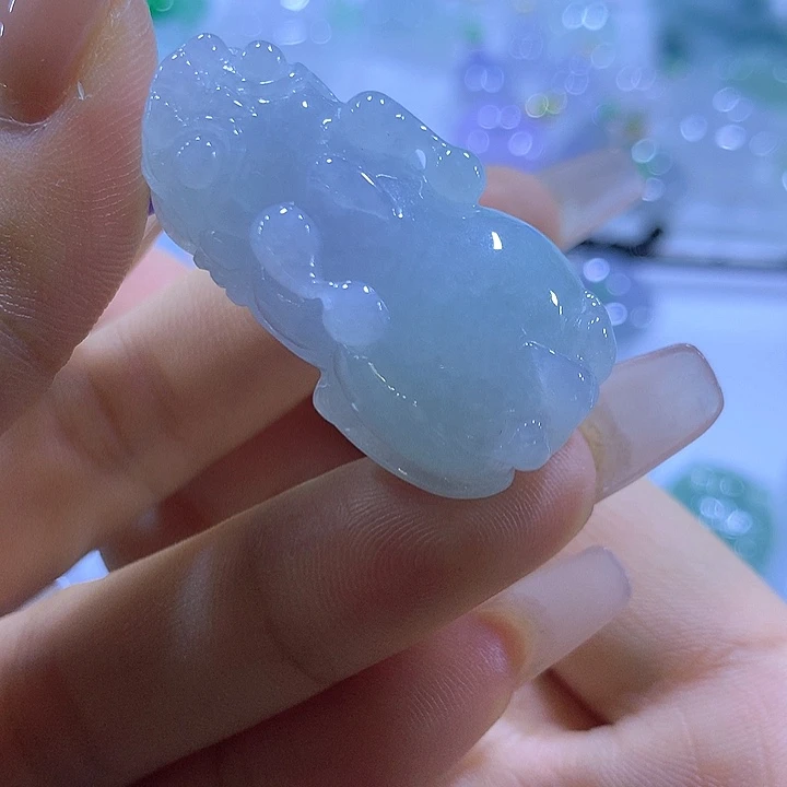 翡翠未镶嵌颈饰天然翡翠A货吊坠