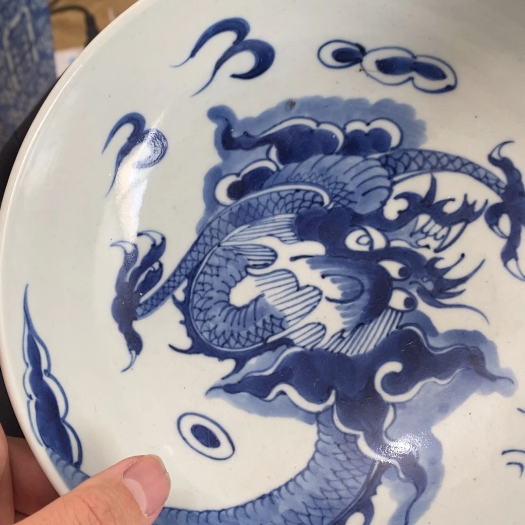 陶土冰**壶龙碗2158