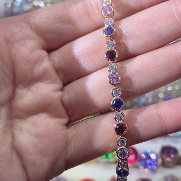 66锆石（处理）手链