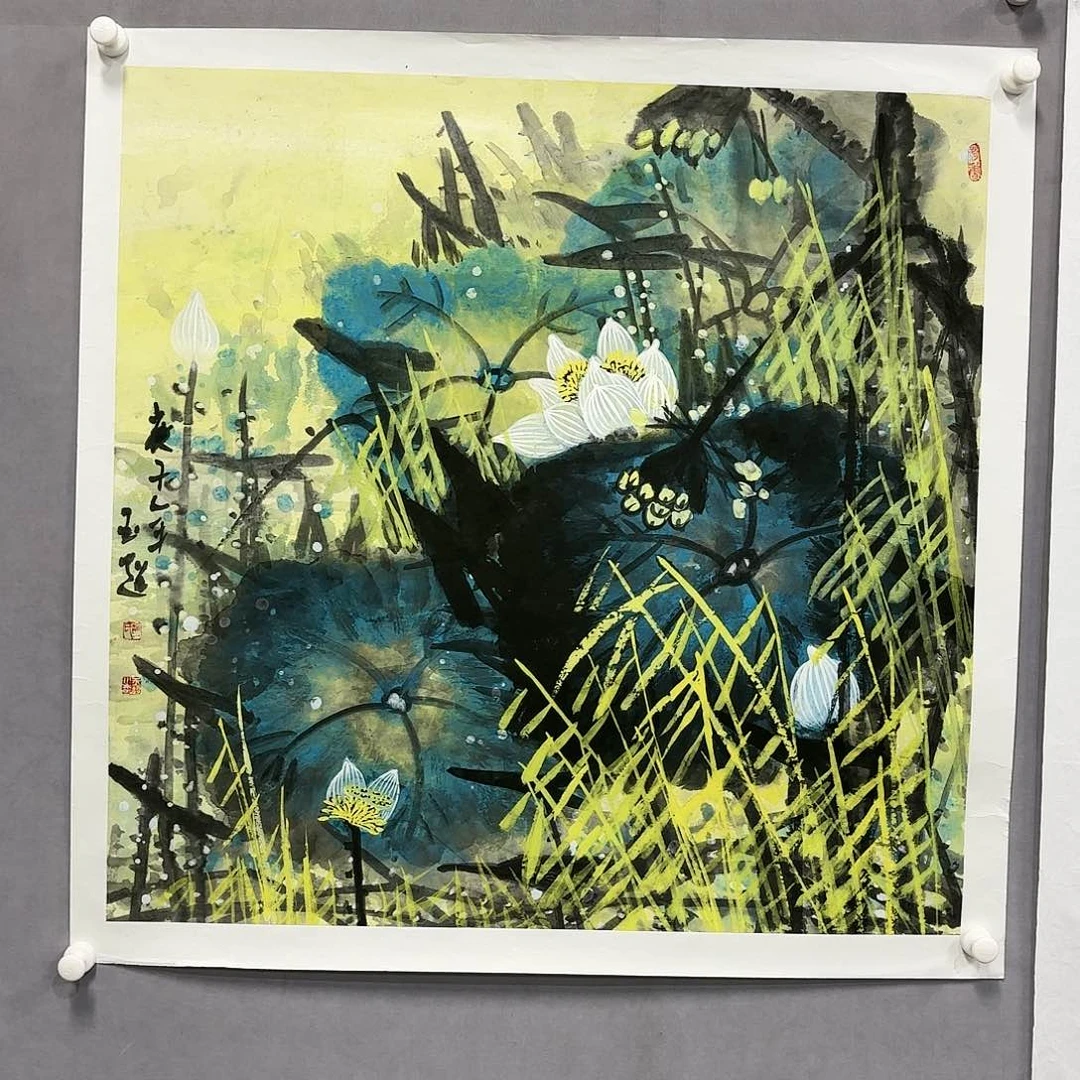 国画国画纯手绘作品请放心去藏