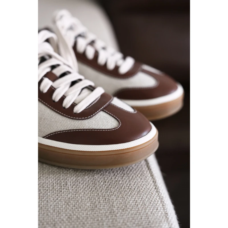 BAYBERYL老贝1P拼接复古德训百搭秋系带时尚休闲鞋9DD5I1641-9/17