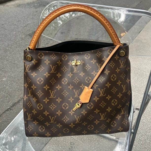 95新 LouisVuitton/路易威登 老花gaia手提单肩包 经典百搭