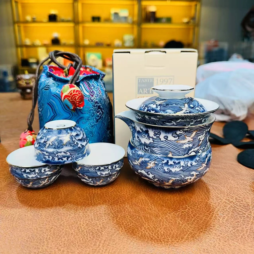 KK0625-浪海奔翔乐心随手泡旅行茶具