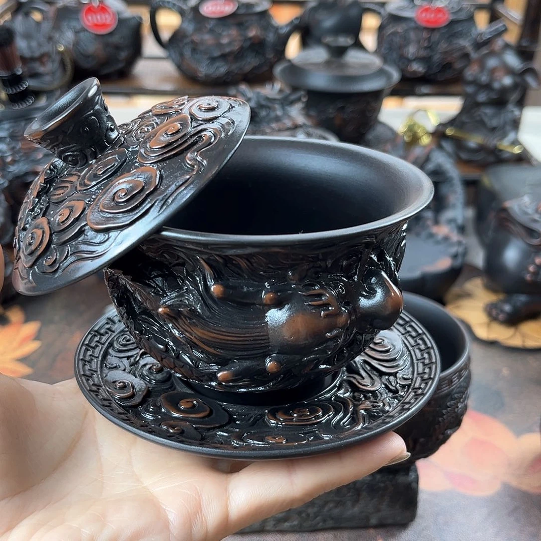 壶冲***、云南建水紫陶壶