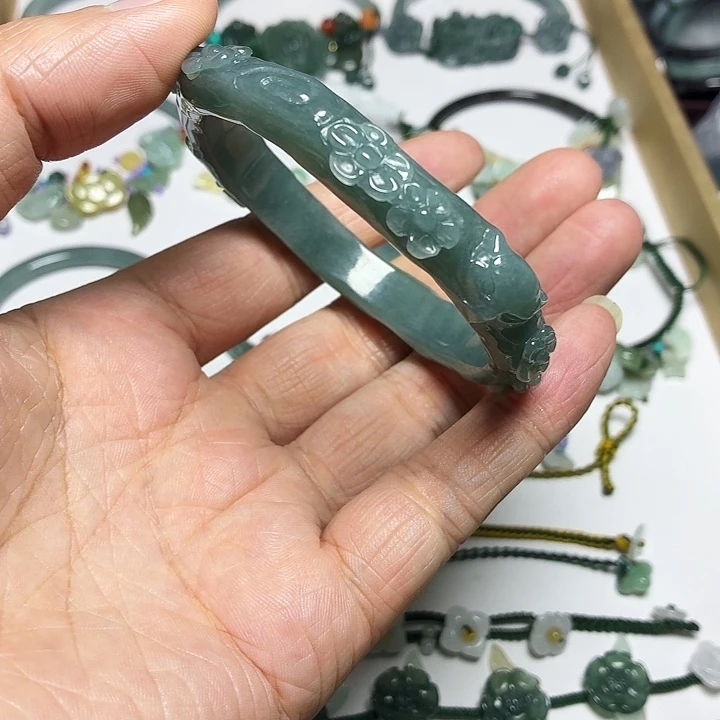 未镶嵌手链翡翠59.5mm