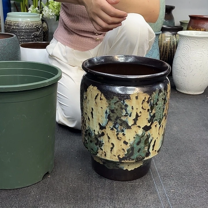 23×30-粗陶花盆包邮