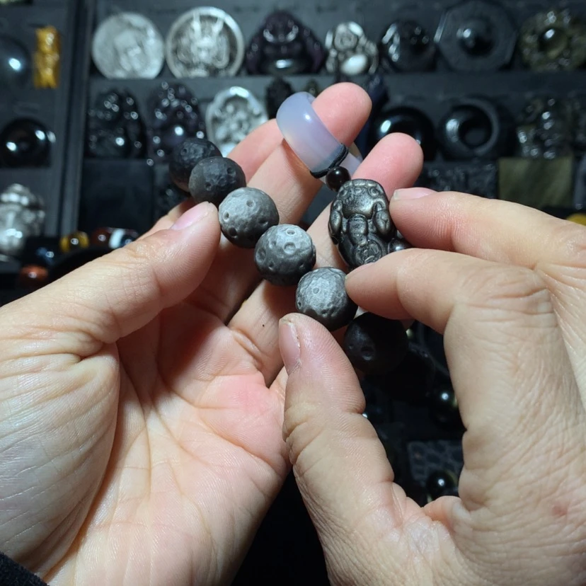 【闪购商品】黑曜岩手串未镶嵌请****