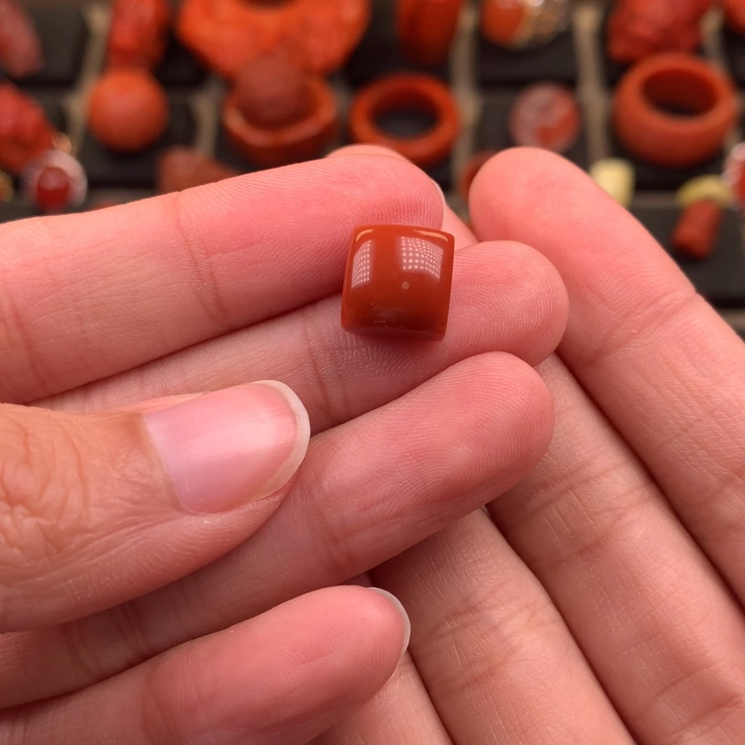 南红玛瑙未镶嵌戒面