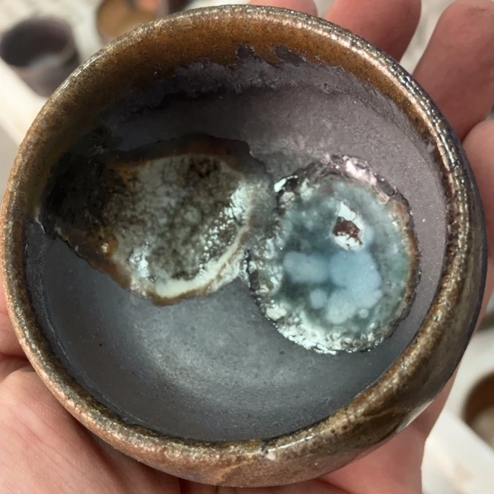 柴烧杯子宝瓶大放漏