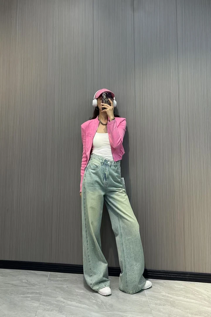 美式复古水洗工装短款外套6104