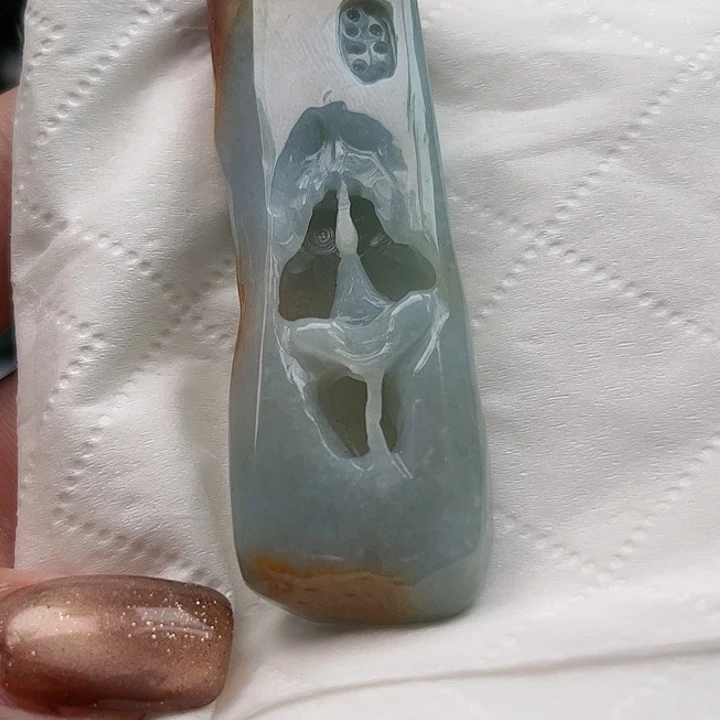 翡翠未镶嵌颈饰挂件