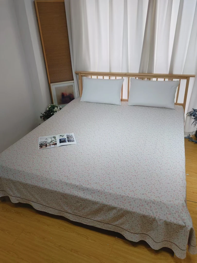 幕古(Mugu)荷染工艺素罗纱色织提花（植物染）单床单2.5✖️ 2.5～M13