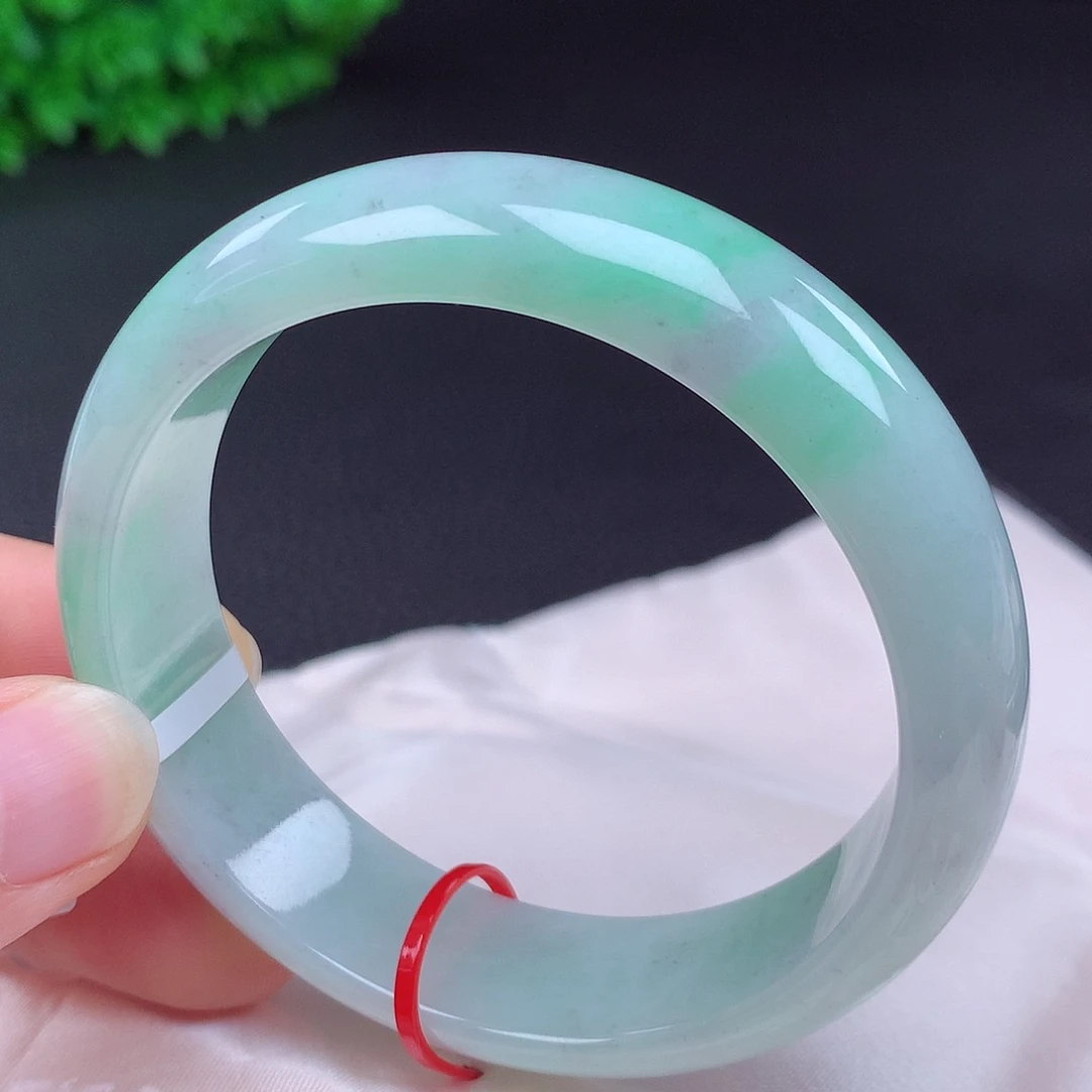 翡翠未镶嵌手镯58圈439003