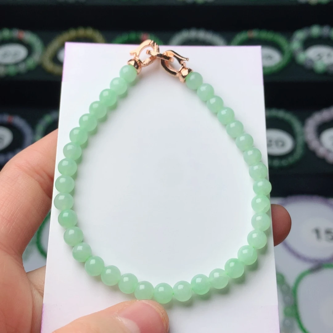 翡翠未镶嵌手链翡翠