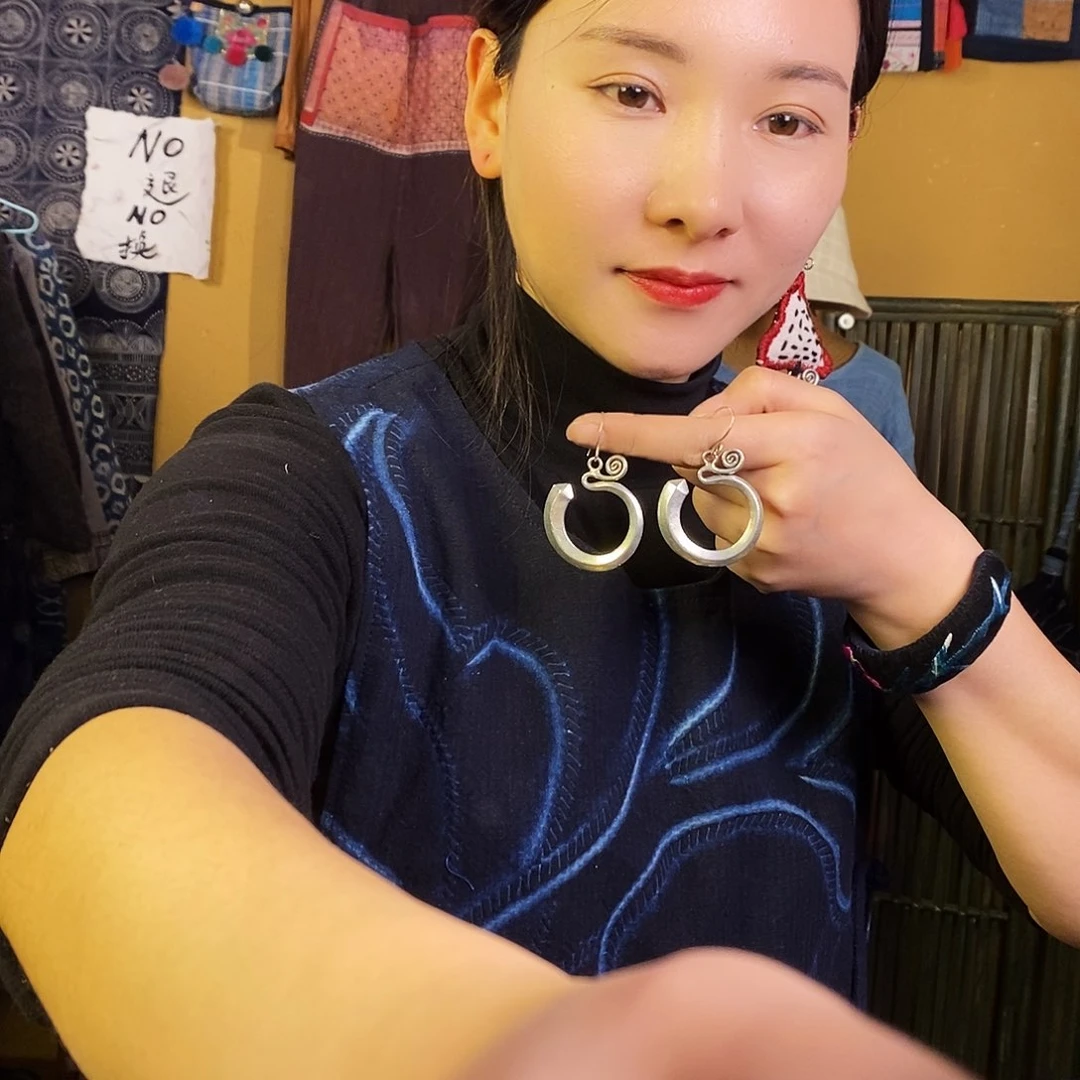 织绣好*⭐手工制作耳环