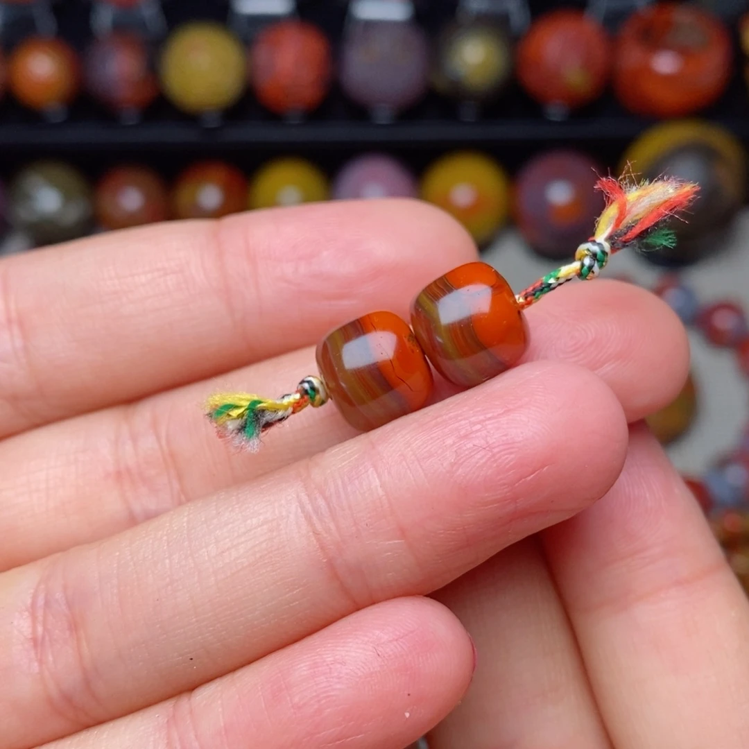 玛瑙/玉髓战国红玛瑙 尺寸10/9毫米未镶嵌