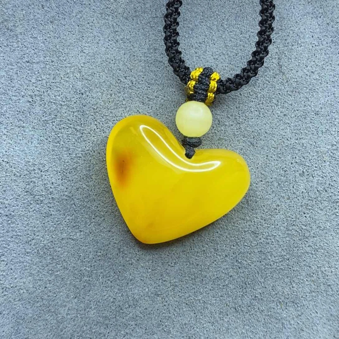 未镶嵌项链琥珀梨