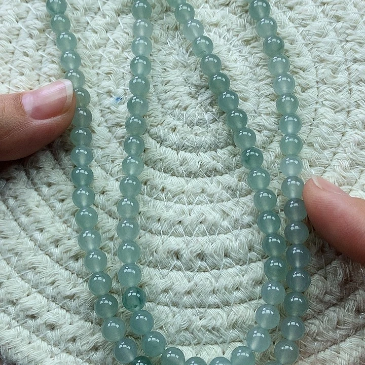 翡翠未镶嵌颈饰天然翡翠项链