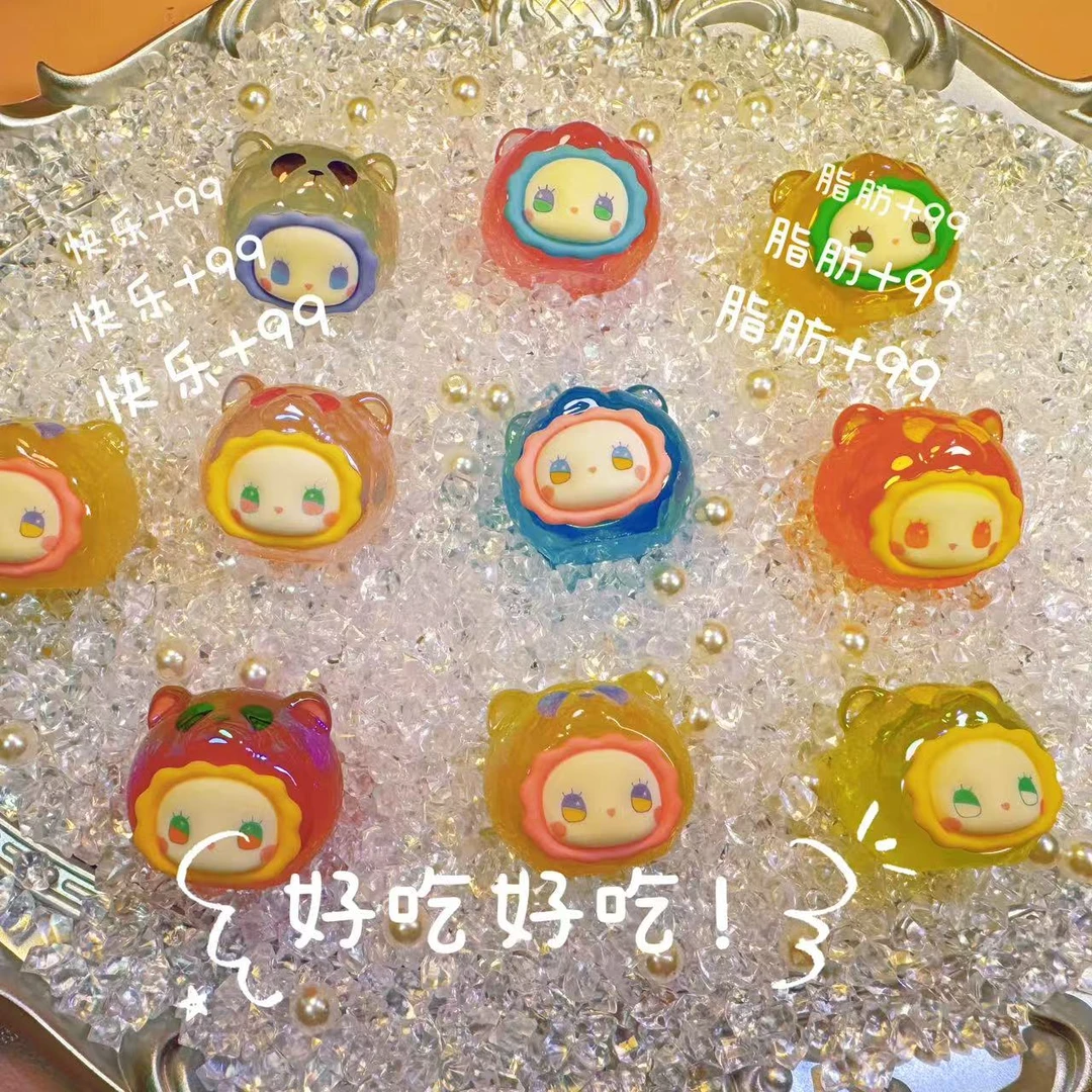 电镀夜光秘境熊猫~嘟嘟脸可爱天使diy摆件